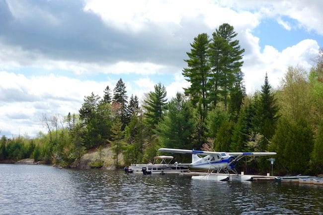 Seaplane in Mauricie Quebec
