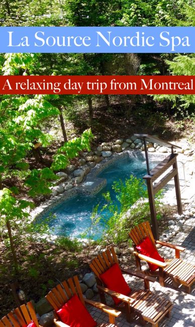 Spa La Source, near Rawdon, Quebec, makes a great day trip from Montreal. This outdoor nordic baths and spa is the ultimate way to relax.