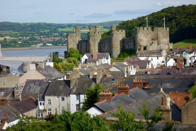 Castle Conwy seen from the Wall Walk