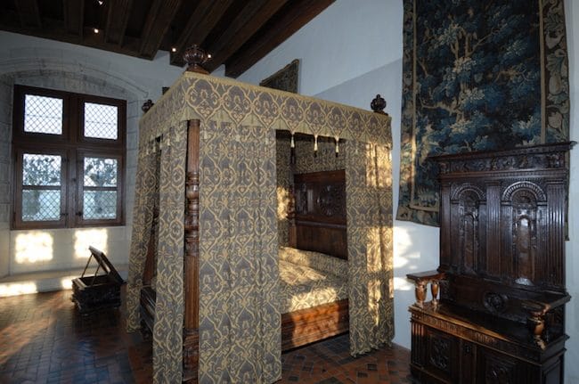 Chateau d'Amboise Henri II bedroom © E. Sander