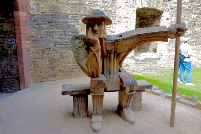 The Guard by John Merrill at Conwy Castle