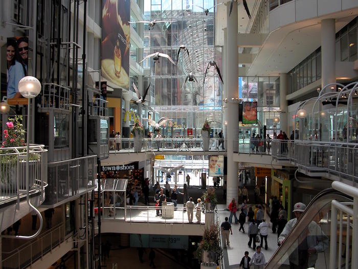 Toronto Eaton Centre inside