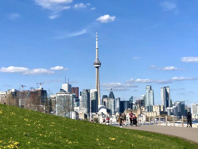  Panorama Toronto z CN Tower
