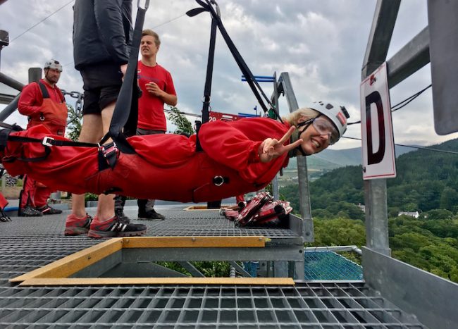 Velocity Zipline Wales