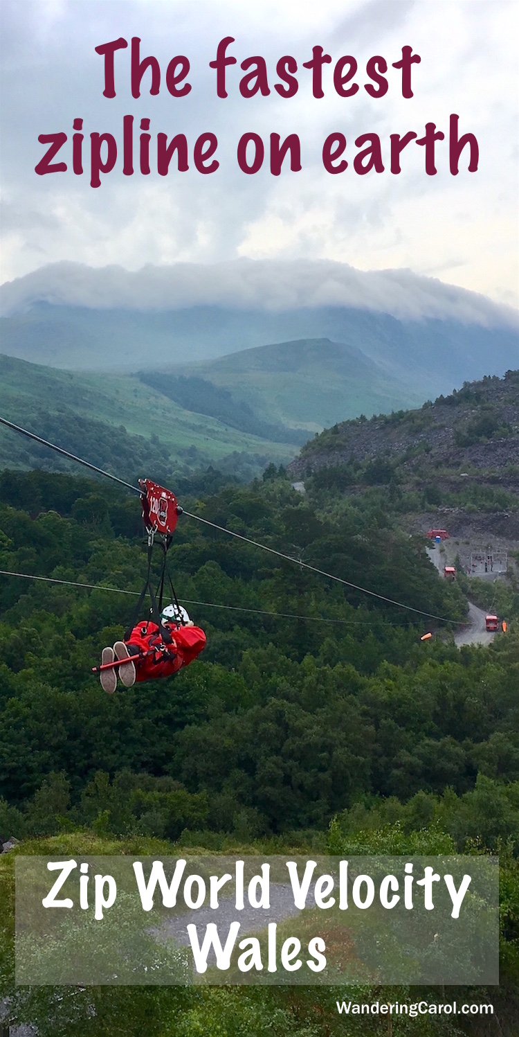 Velocity, Fastest Zip Line in The World, Snowdonia, Zip World