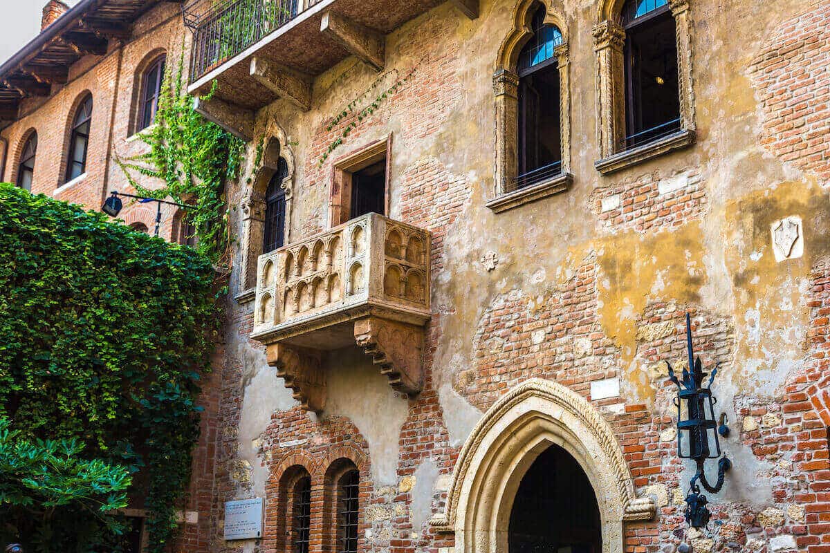 Juliet balcony in Verona