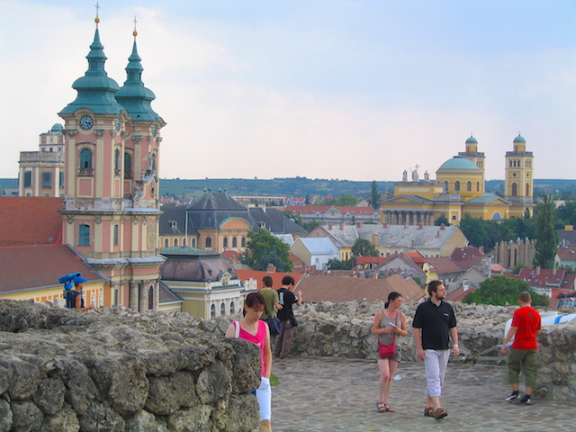 Eger Hungary city view