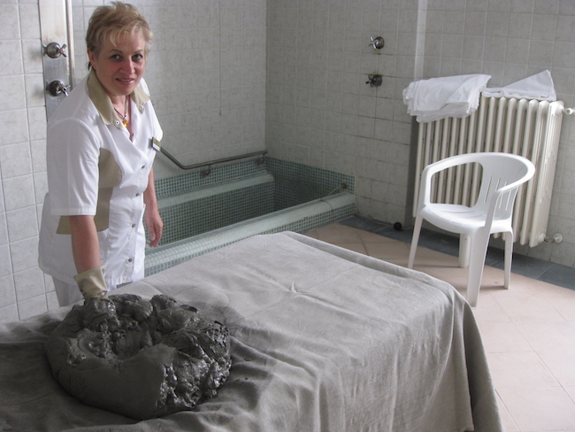 Mud spa treatment Montegrotto Terme Italy