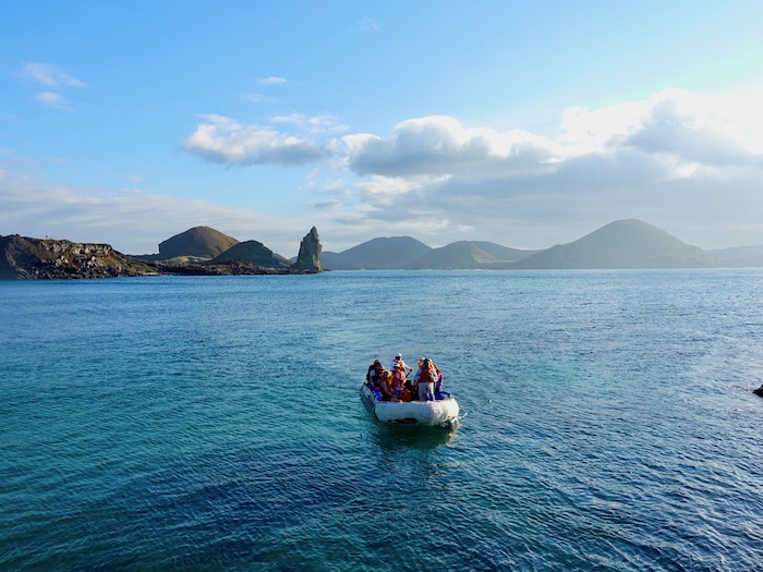 Galapagos Islands in a panga