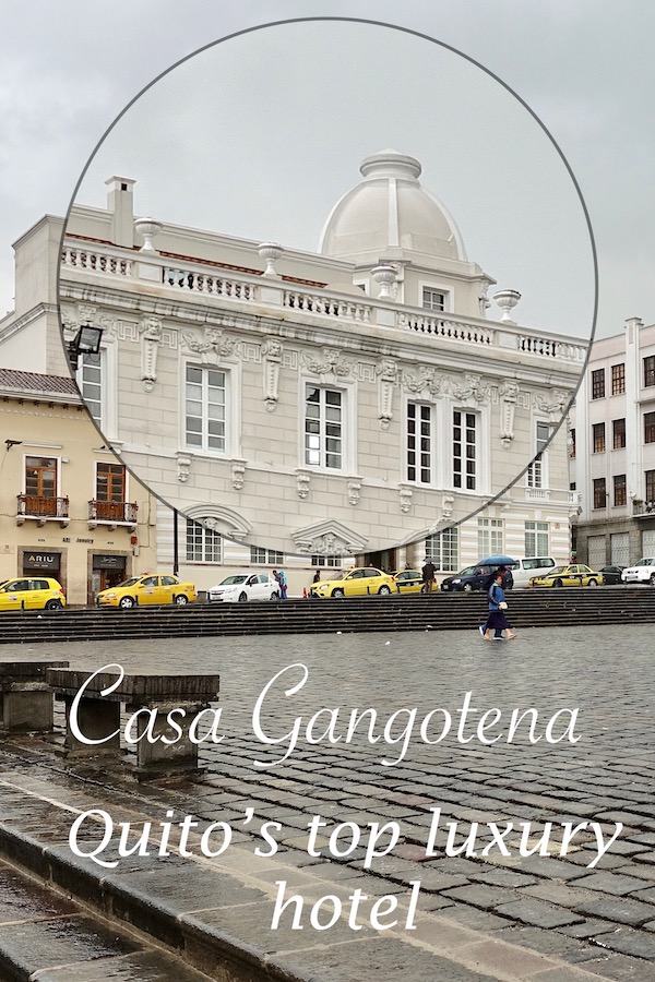 Casa Gangotena, Quito's top luxury hotel is centrally located in the Old Town. Here's my review.