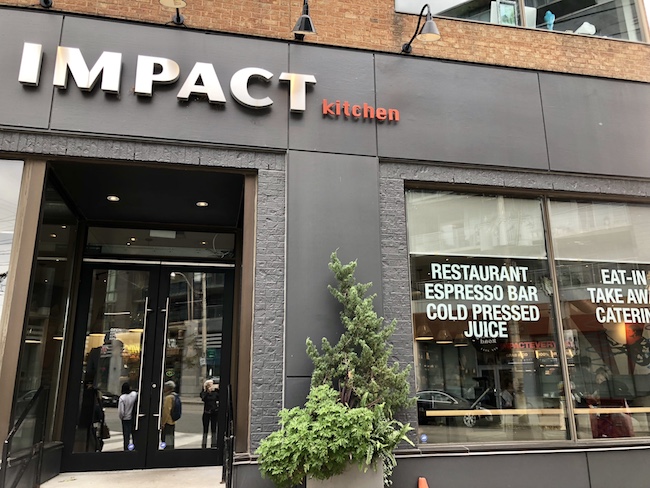 Where to eat in East Toronto Impact Kitchen
