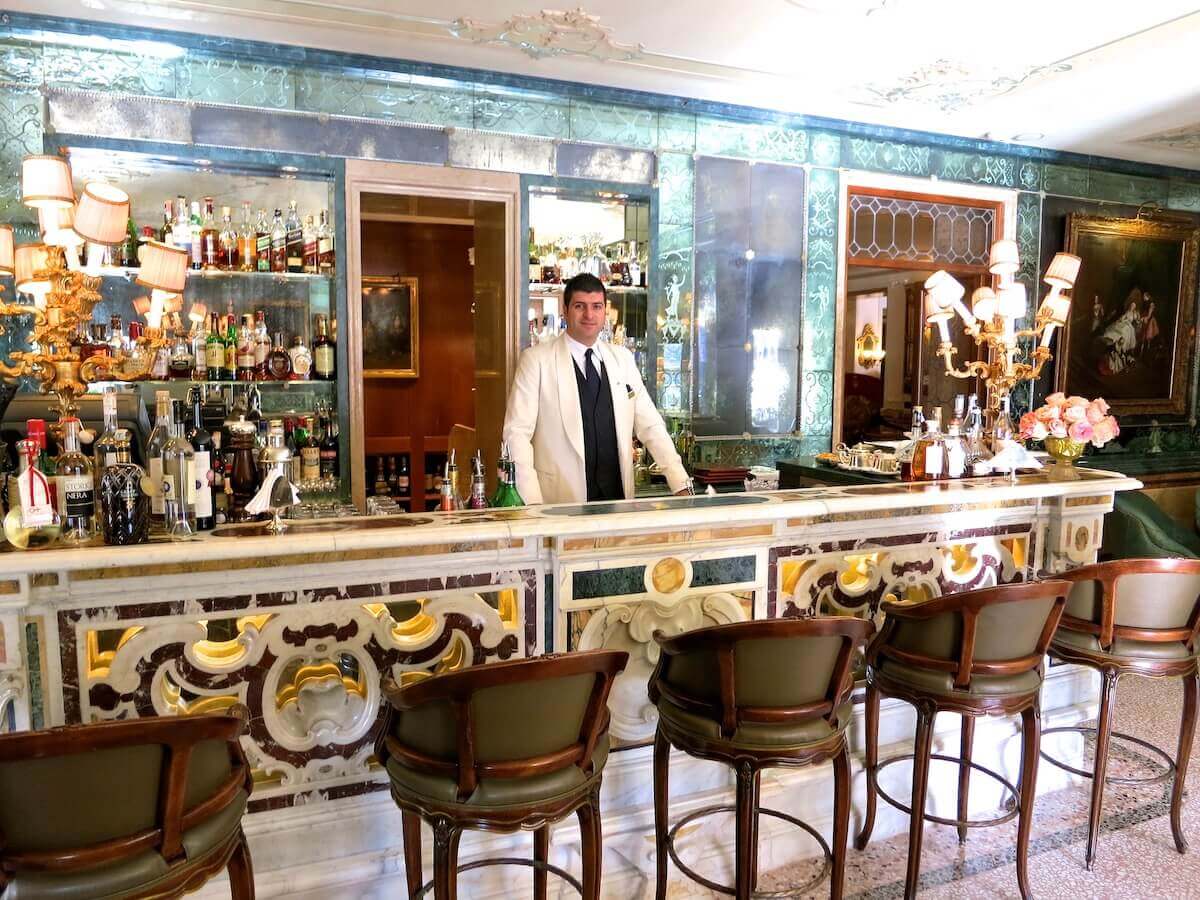 Longhi Bar in the Gritti Palace Hotel