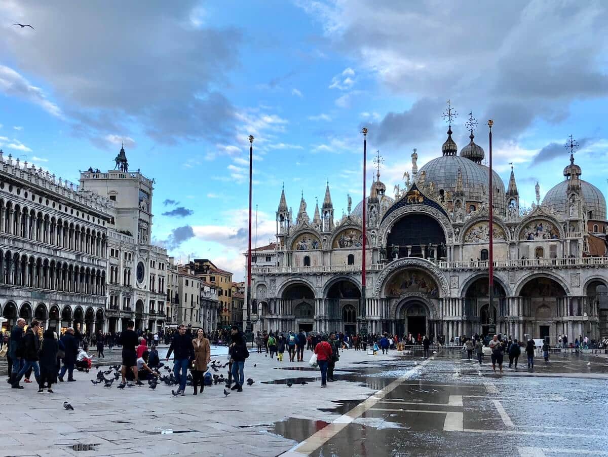 St Mark's Square after a rain