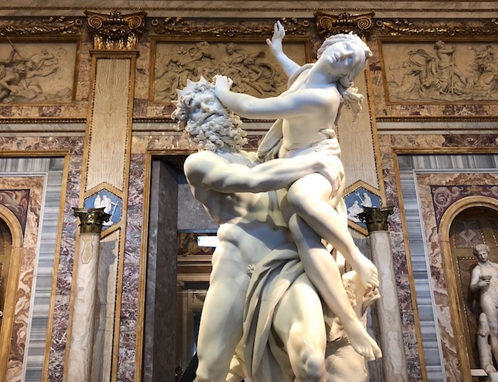 The Rape of Persephone, a statue by Bernini. in the Borghese Gallery in Romejpg