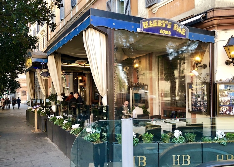 Harry's Bar Via Veneto Rome