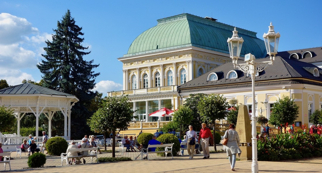 Frantiskovy Lazne health spa in Czech Republic