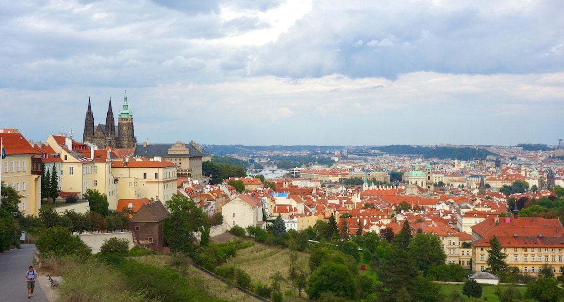 Prague panoramic view