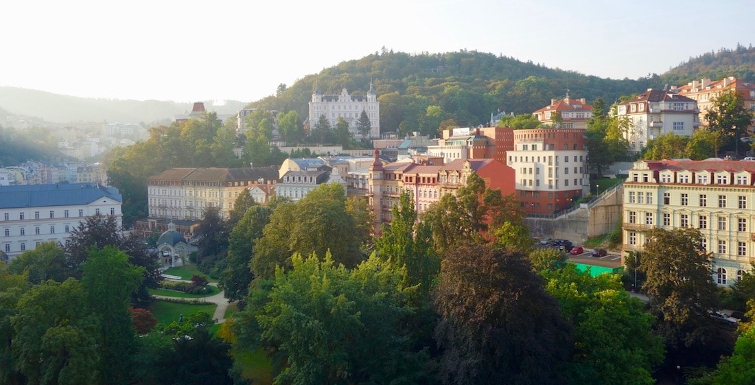 Karlovy Vary panoramic view