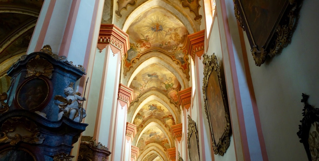 Tepla Monastery ceiling