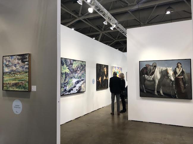 Paintings at the Toronto Art Fair