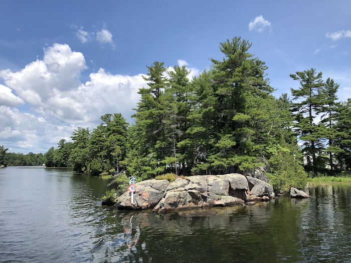 Small Island on the Rideau Canal, Canada