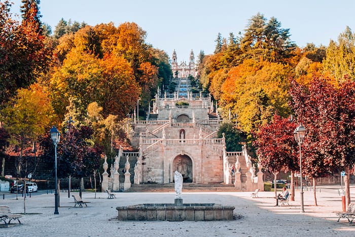 Fall colours in Lemego Douro Valley