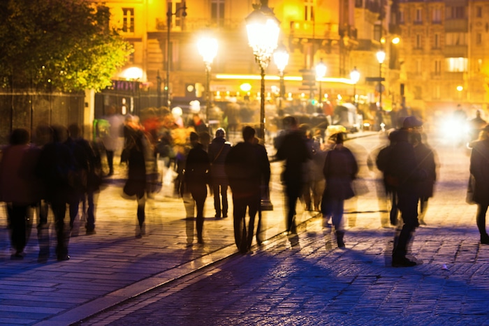 People Walking in Paris