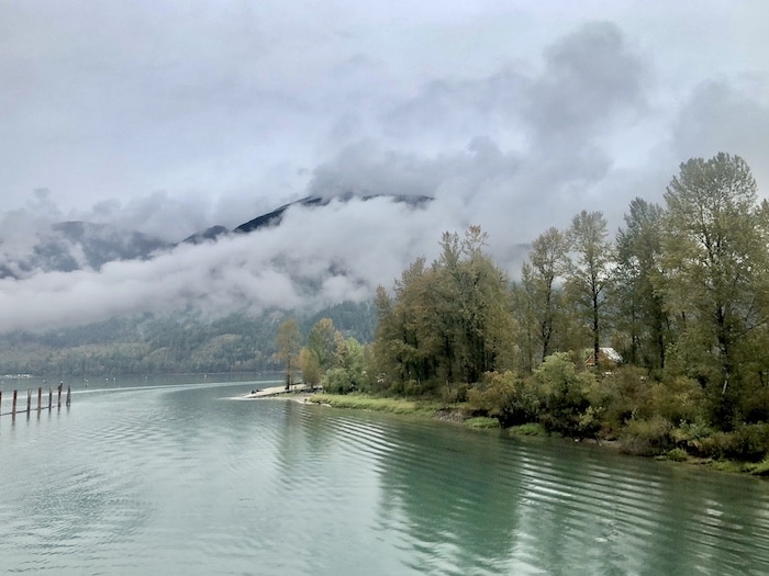 Views in British Columbia, Canada, on Rocky Mountaineer train