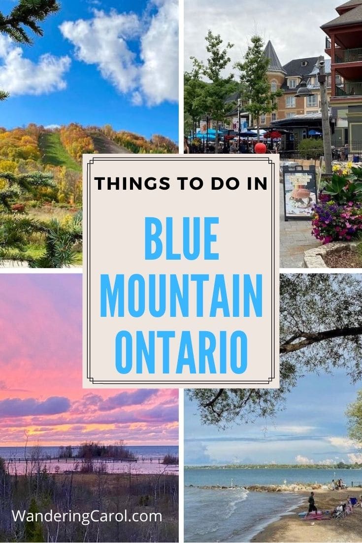 collage of images of the blue mountains near collingwood