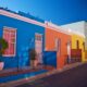 colourful houses in south africa