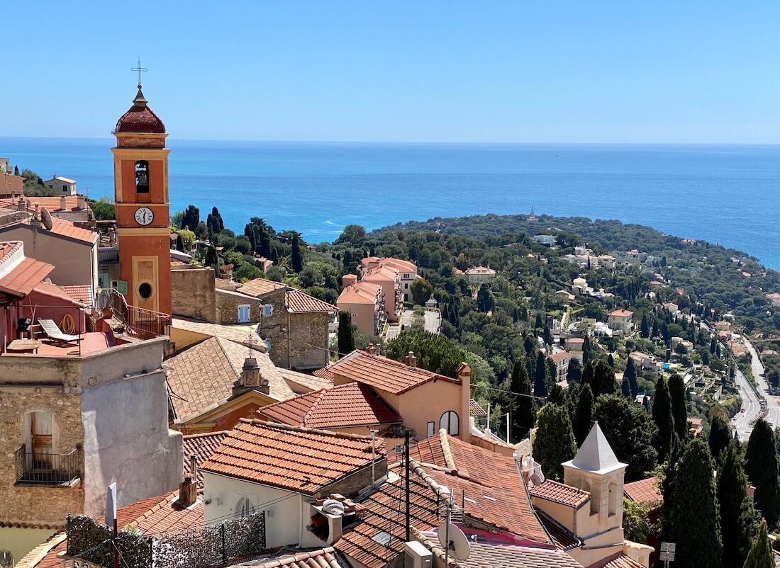 Roquebrune-Cap-Martin and the Mediterranean Sea