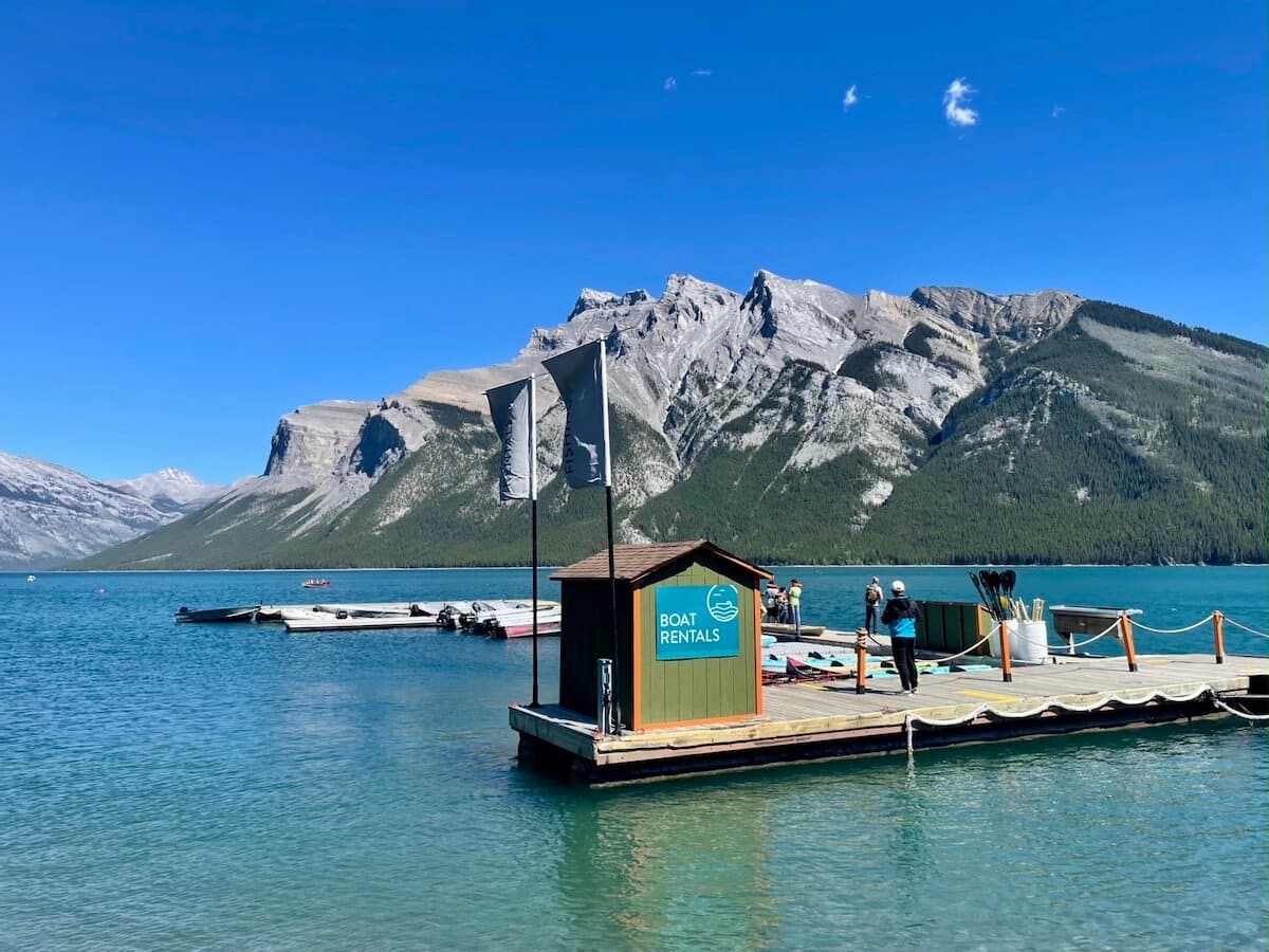 Lake Minnewanka in Banff National Park