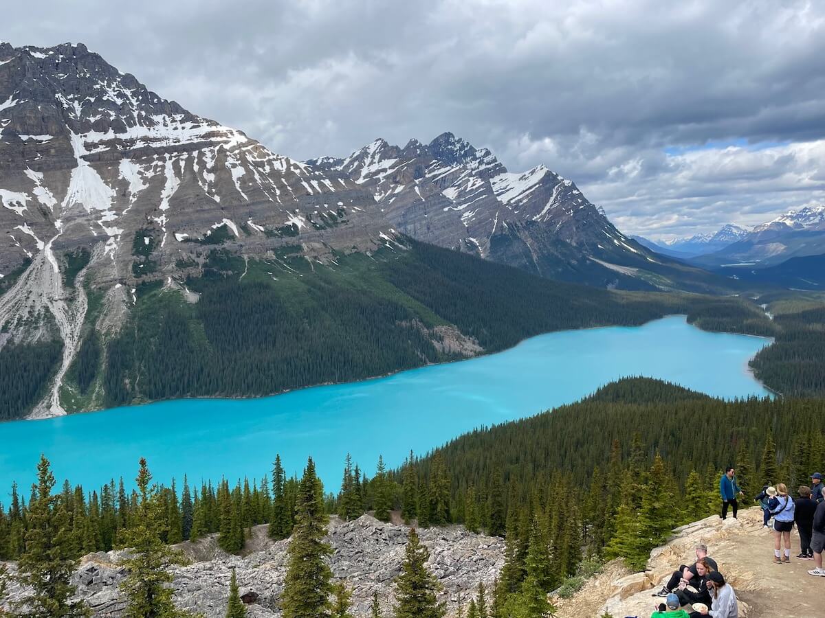 Peyto Lake, one of the most visited attractions in Banff National Park