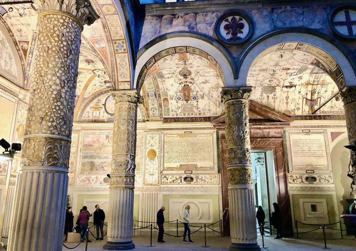 inside the palazzo vecchio