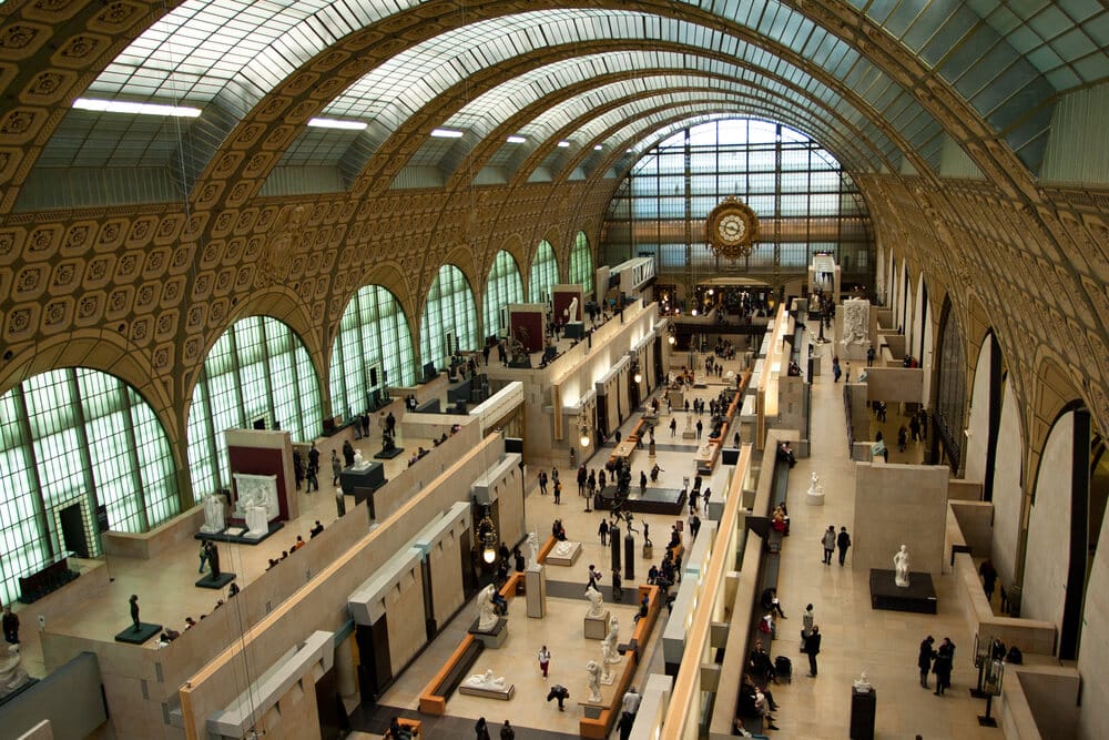 Inside the Musee d'Orsay in Paris