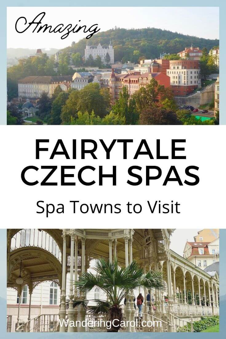 Images of Karlovy Vary and Marianske Lazne Czech towns