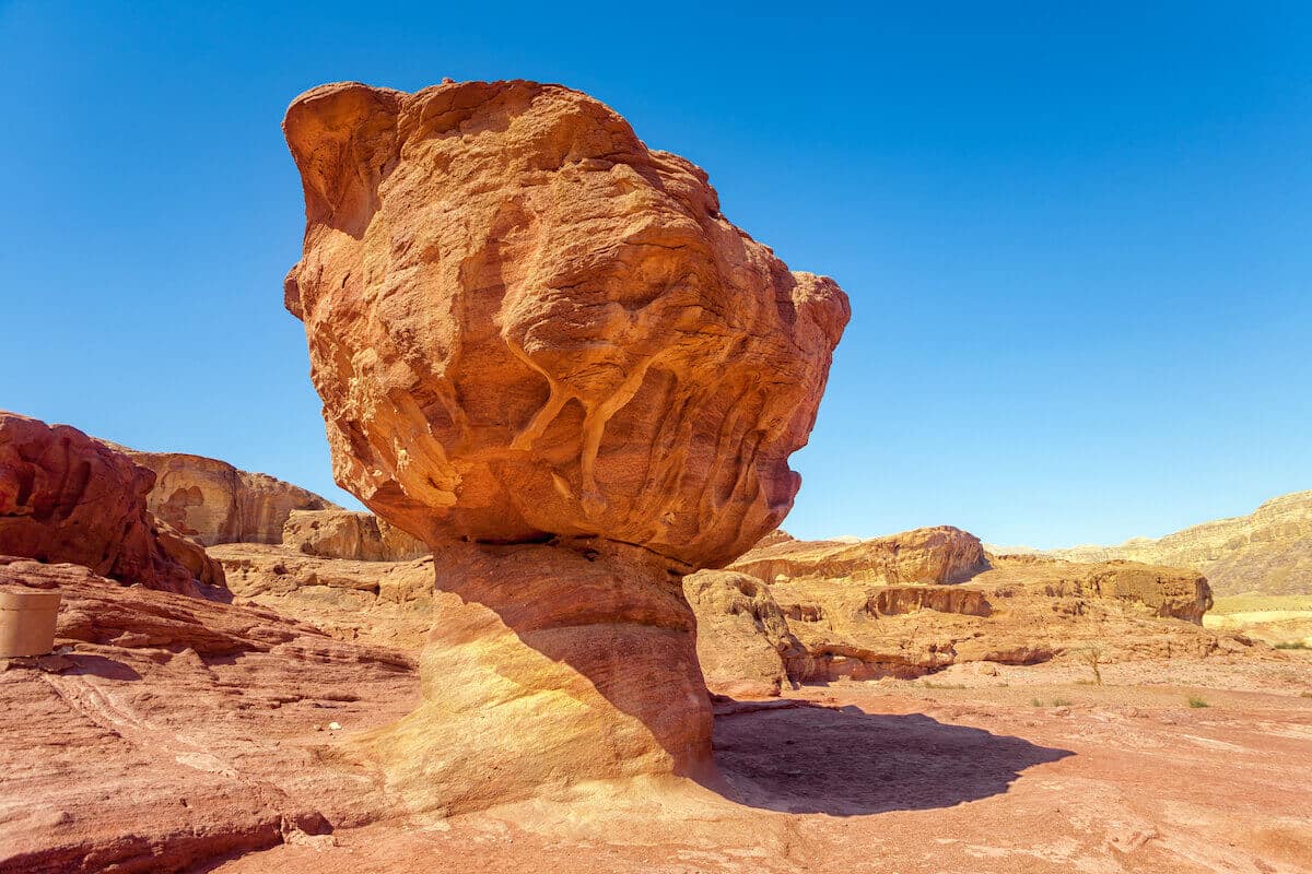 Mushroom Rock at Timna Park