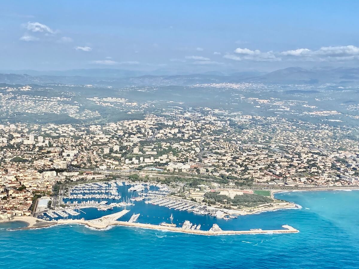 View of Nice from the air