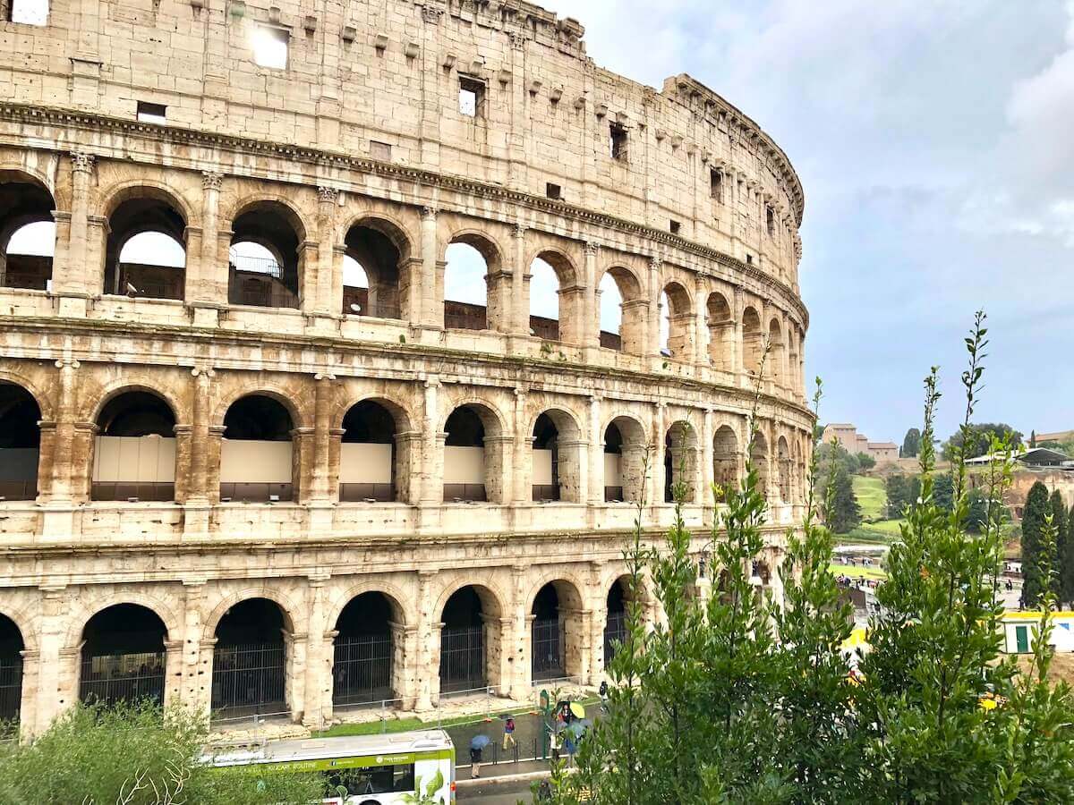 Colosseum of Rome exterior.