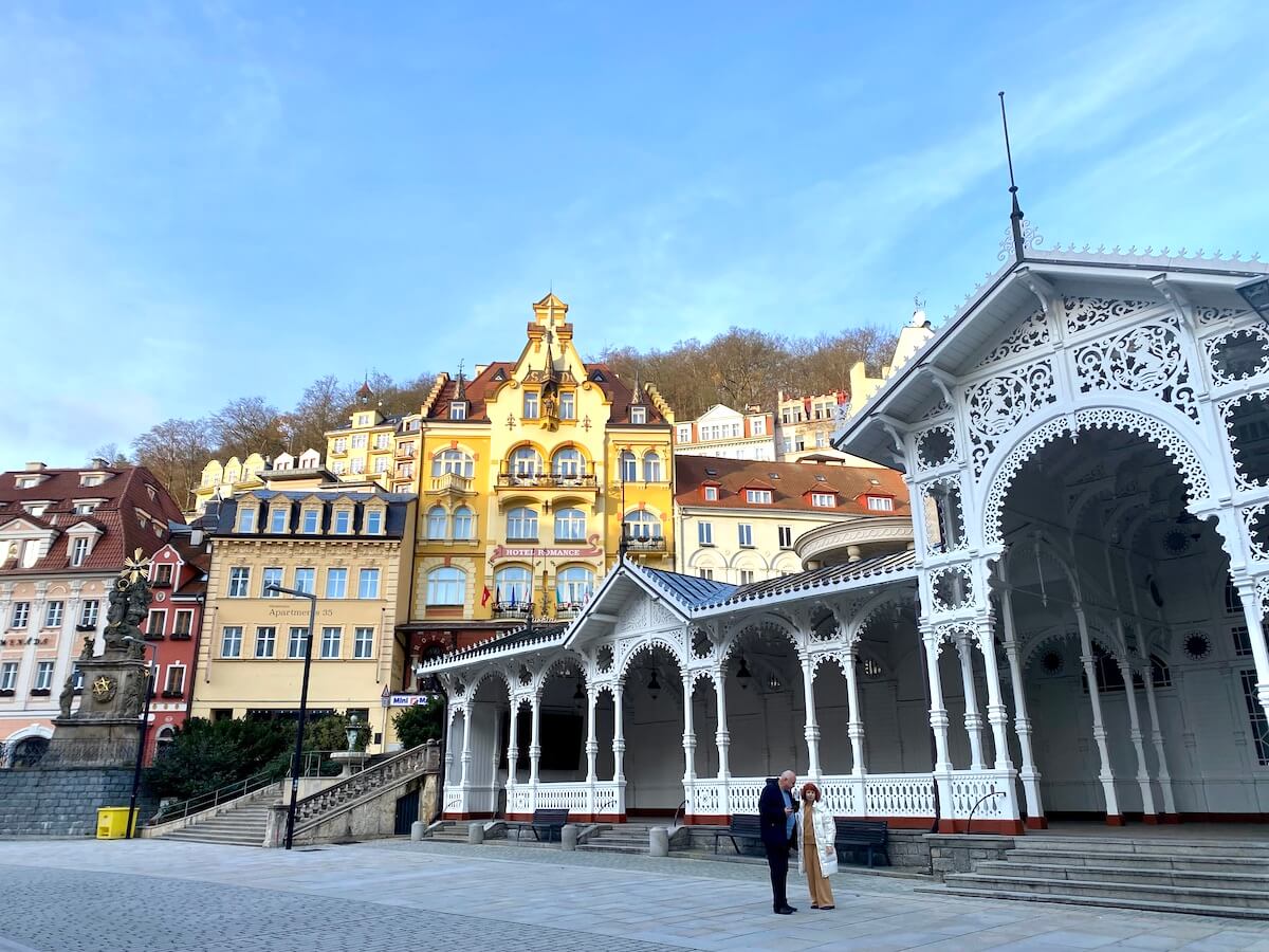 White Market Colonnade in Karlovy Vary