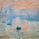 painting of sunrise by monet