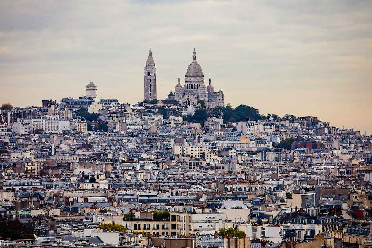 Sky line of Montmartre.