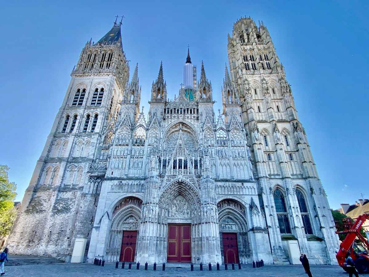 West front of Rouen Cathedral that Monet painted.