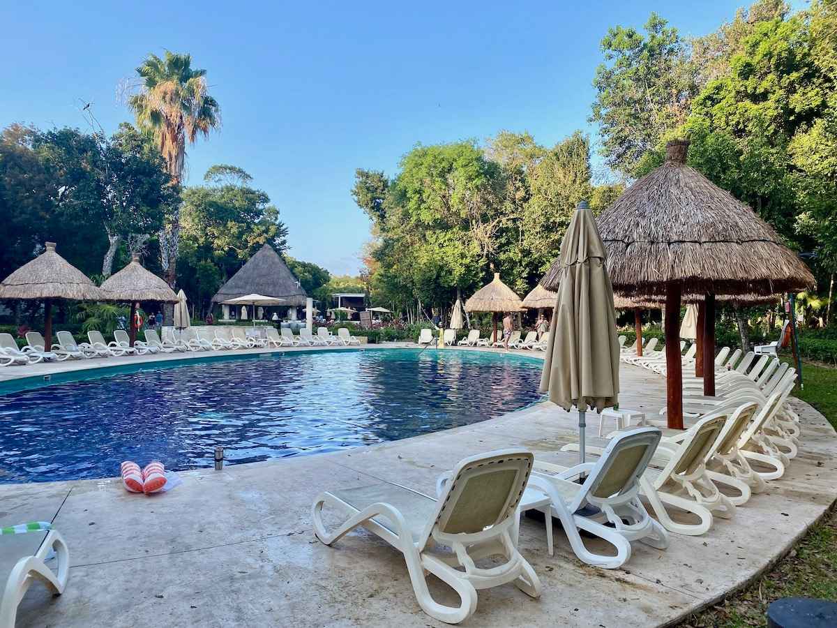 Activity Pool at Sian Ka'an adults only resort in the Riviera Maya.